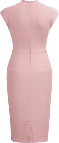 Miusol Women's Business Slim Style Ruffle Work Pencil Dress in Saudi Arabia