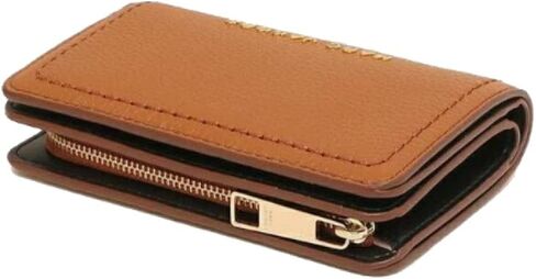 Marc Jacobs S104L01SP21 Smoked Almond With Gold Hardware Groove Medium Bifold Women's Leather Wallet in Kuwait