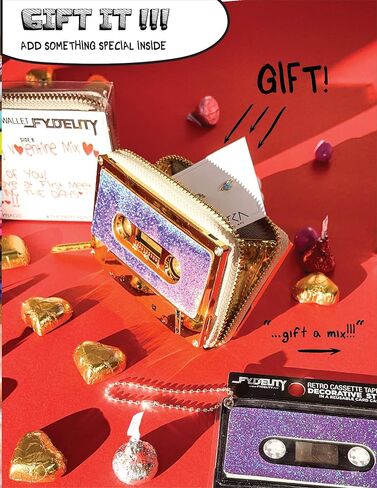 فيداليتي - محفظة بشريط كاسيت | محافظ كلاسيكية بشريط كاسيت | حافظة للعملات المعدنية، لون ابيض اليكترو، مقاس واحد in Kuwait