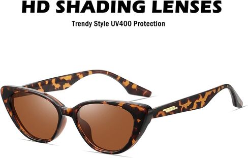 Fozono ريترو خمر ضيق عين القط النظارات الشمسية للنساء الرجال 90s صغيرة أنيقة نمط عصري Sunies UV400 حماية in Kuwait