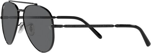 Ray-Ban RB3625 New Aviator Sunglasses, Black/Dark Grey, 58 mm in Saudi Arabia