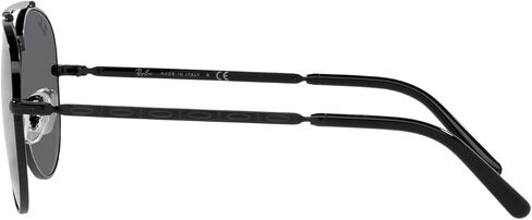 Ray-Ban RB3625 New Aviator Sunglasses, Black/Dark Grey, 58 mm in Saudi Arabia