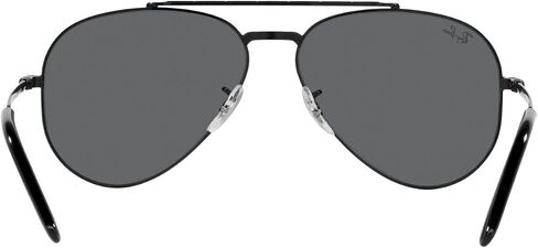 Ray-Ban RB3625 New Aviator Sunglasses, Black/Dark Grey, 58 mm in Saudi Arabia