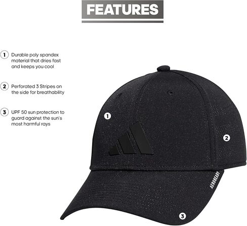 adidas Men's Gameday Structured Stretch Fit Hat 4.0 in Kuwait