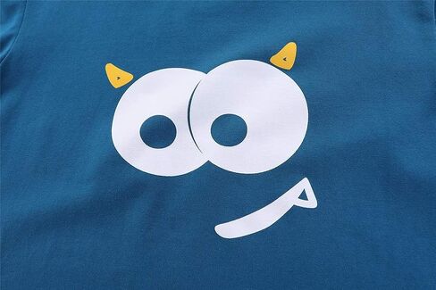 Mud Kingdom Boys Girls T-Shirts Cotton Cute Cartoon Graphic Tees for Kids 2-8 Years in Kuwait