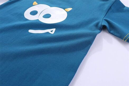 Mud Kingdom Boys Girls T-Shirts Cotton Cute Cartoon Graphic Tees for Kids 2-8 Years in Kuwait