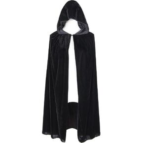 BIGXIAN Kids Hooded Velvet Cloak Halloween Christmas Cosplay Fancy Cape in Saudi Arabia