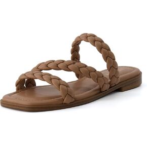 CUSHIONAIRE Women's Venice braided slide sandal +Memory Foam, Wide Widths Available in Saudi Arabia