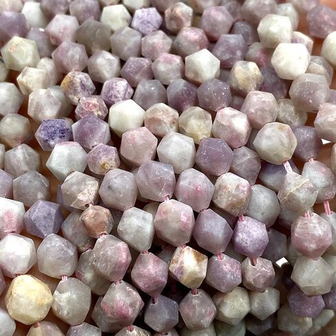 ABCGEMS Russian Amazonite Beads (A Mesmerizing Cutting Technique That Illuminates The Brilliance of Each Bead Like Stars in The Night Sky) Crystal Chakra Energy Healing Stone Stellar-Star-Cut 8mm in Kuwait