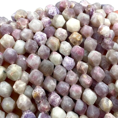 ABCGEMS Russian Amazonite Beads (A Mesmerizing Cutting Technique That Illuminates The Brilliance of Each Bead Like Stars in The Night Sky) Crystal Chakra Energy Healing Stone Stellar-Star-Cut 8mm in Kuwait