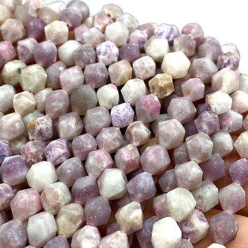 ABCGEMS Russian Amazonite Beads (A Mesmerizing Cutting Technique That Illuminates The Brilliance of Each Bead Like Stars in The Night Sky) Crystal Chakra Energy Healing Stone Stellar-Star-Cut 8mm in Kuwait