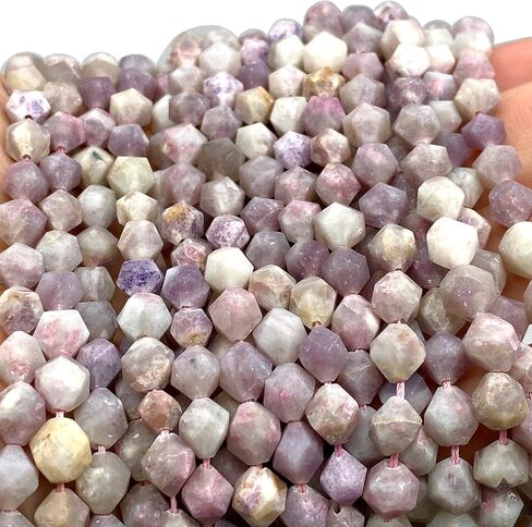 ABCGEMS Russian Amazonite Beads (A Mesmerizing Cutting Technique That Illuminates The Brilliance of Each Bead Like Stars in The Night Sky) Crystal Chakra Energy Healing Stone Stellar-Star-Cut 8mm in Kuwait