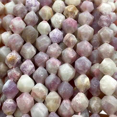ABCGEMS Russian Amazonite Beads (A Mesmerizing Cutting Technique That Illuminates The Brilliance of Each Bead Like Stars in The Night Sky) Crystal Chakra Energy Healing Stone Stellar-Star-Cut 8mm in Kuwait