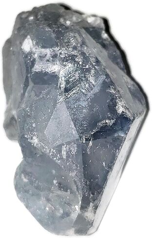 قطعة واحدة من حجر السيليستيل الخام متوسط خشن شبه أوجه وشبه شفاف من أحجار كريمة كريستال من مدغشقر لتغليف الأسلاك والتأمل واستخدامات الميتافيسيكية in Kuwait