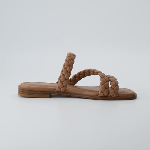 CUSHIONAIRE Women's Venice braided slide sandal +Memory Foam, Wide Widths Available in Kuwait