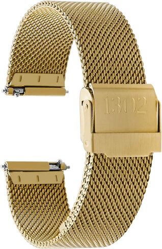 14mm, 16mm, 18mm, 20mm, 22mm Women's Watch Bands, Women's Watch Strap, Quick Release, Women's Stainless Steel Watch Band, Replacement Watch Strap, Women's Mesh Watch Band, Milanese… in Saudi Arabia