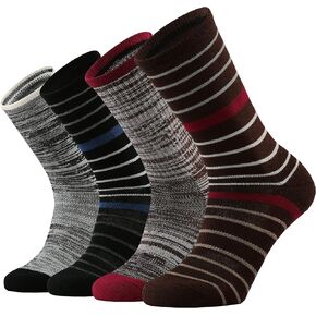 Ortis Ladies' Merino Wool Outdoor Hiking Trail Cushion Crew Socks for Women