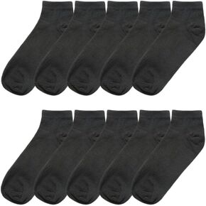 Allegra K Athletic Low Cut Ankle Socks-Stretch Cuffs Soft 10 Pairs in Saudi Arabia