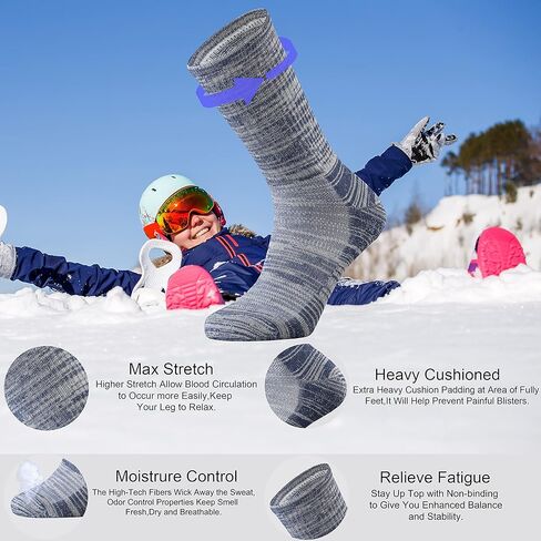 جوارب دائرية للسيدات من صوف ميرينو للمشي لمسافات طويلة في الهواء الطلق من Ortis للنساء in Kuwait