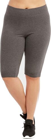 Popular Womens Bike Shorts Plus Size - Cotton Biker Shorts. Bermuda Long Shorts for Women. Great Gym, Workout & Yoga Shorts, in Kuwait