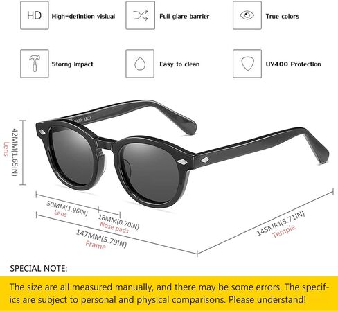 نظارة شمسية SHEEN KELLY Vintage Johnny Depp مستديرة بعدسات ملونة من Nerd نظارات ملونة شفافة من خلال نظارات الفيلم in Kuwait