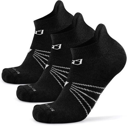 Socks Daze 3/6 Pack Men's Women's Merino Wool Ankle Running Sport Soft Thick Cushion Athletic Socks for Walking Light Hiking in Saudi Arabia