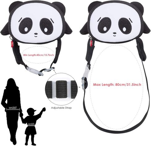 Termichy kids Waist Bag Cute 3D Cartoon Bear Animal Travel Kids Fanny Pack For Babies Girls Toddler Children Sport Camping Trip Makeup Masquerade Toy Christmas Gift, Parent-child Dressing(Bear) in Kuwait
