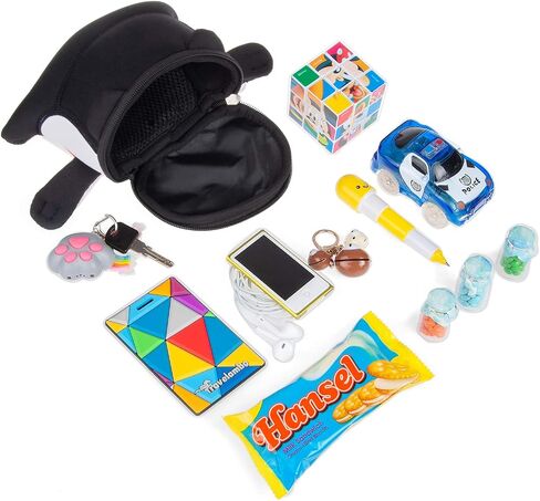 Termichy kids Waist Bag Cute 3D Cartoon Bear Animal Travel Kids Fanny Pack For Babies Girls Toddler Children Sport Camping Trip Makeup Masquerade Toy Christmas Gift, Parent-child Dressing(Bear) in Kuwait