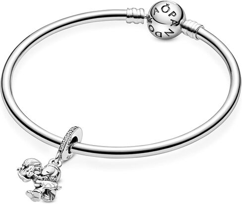 PANDORA Jewelry Married Couple Dangle Charm - Bracelet or Necklace Charm for Women - Sterling Silver with Cubic Zirconia in Saudi Arabia