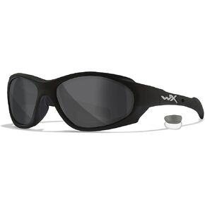 Wiley X XL-1 Advanced Sunglasses, ANSI Z87 Safety Glasses for Men and Women, UV Eye Protection for Combat, Shooting, Motorcycle, Biking, and Extreme Sports, Matte Black Frame, Smoke Grey and Clear Changeable Lenses, Ballistic Rated in Saudi Arabia