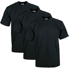 Pro Club Men's 3-Pack Heavyweight Cotton Short Sleeve Crew Neck T-Shirt in Kuwait