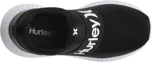 Hurley Camby Kids Slip-On Sneakers - Unisex Lightweight & Breathable Shoes for Boys & Girls - Ideal for Running, Walking & All-Day Comfort - Flexible, Durable & Stylish Sneaker for Active Kids in Kuwait