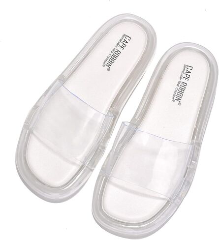 Cape Robbin Jayella Women's Slip-on Jelly Sandals, Flat Slides Shoes for Women in Saudi Arabia