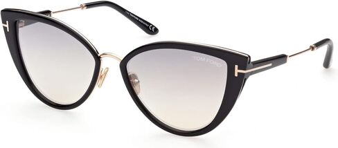 Sunglasses Tom Ford FT 0868 Anjelica- 02 01C Shiny Black W. Rose Gold/Gradient in Saudi Arabia