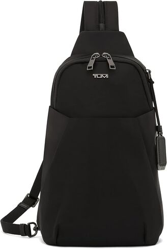 TUMI Voyageur Kileen Convertible Sling - Converts into Mini Backpack - Stain & Water Resistant - Black & Gunmetal Hardware in Saudi Arabia