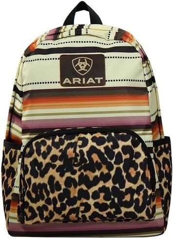 ARIAT Western Backpack Serape Cheetah Adjustable Brown Tan A460002397 in Saudi Arabia