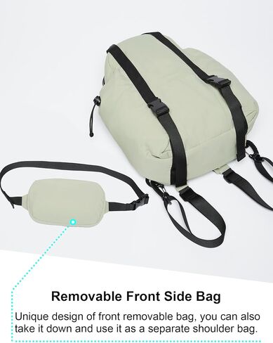 THE GYM PEOPLE Lightweight Mini Backpacks Womens Waterproof Travel Daypack Small Cute Crossbody Sling Bags in Kuwait