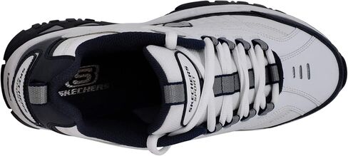 Skechers Men's Energy Afterburn Lace-Up White/Navy Blue Sneaker 11 W US in Saudi Arabia