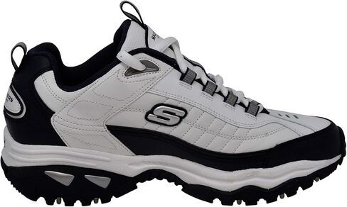 Skechers Men's Energy Afterburn Lace-Up White/Navy Blue Sneaker 11 W US in Saudi Arabia