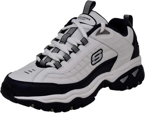 Skechers Men's Energy Afterburn Lace-Up White/Navy Blue Sneaker 11 W US in Saudi Arabia