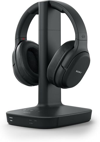 Sony L600 Wireless Digital Surround Dolby Audio Sound Overhead Headphones for Watching TV (WH-L600), Black, 2.1 in Kuwait
