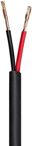 Monoprice 14 AWG 2 Conductor CMP-Rated Speaker Wire/Cable - 250 Feet UL Plenum Rated, 100% Pure Bare Copper with Color Coded Conductors - Nimbus Series in Saudi Arabia