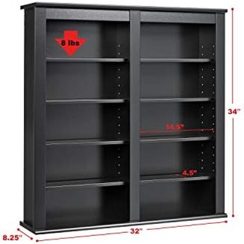 Prepac Large Four-Sided Spinning Tower Storage Cabinet, Espresso in Kuwait