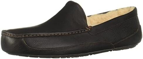 UGG Men's Ascot Slipper, Grey, 13 Wide in Saudi Arabia