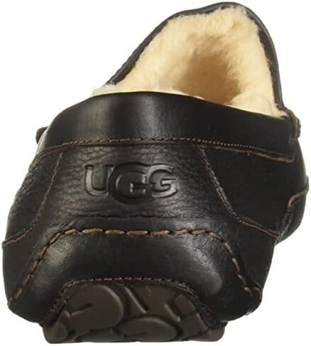 UGG Men's Ascot Slipper, Grey, 13 Wide in Saudi Arabia