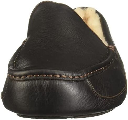UGG Men's Ascot Slipper, Grey, 13 Wide in Saudi Arabia