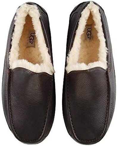 UGG Men's Ascot Slipper, Grey, 13 Wide in Saudi Arabia