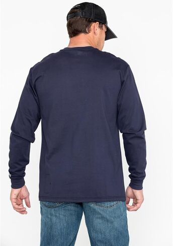 Carhartt Men's Big & Tall Flame Resistant Force Cotton Long Sleeve Henley in Saudi Arabia