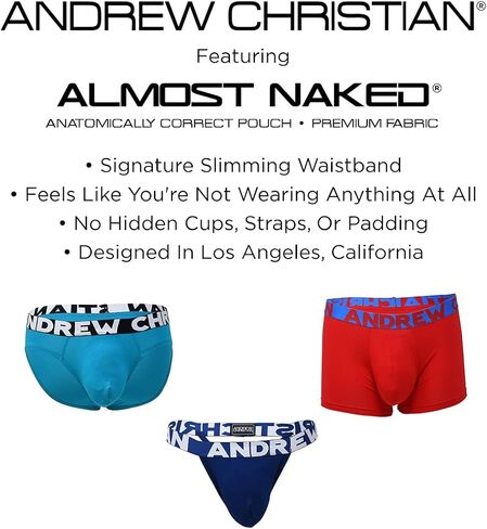 أندرو كريستيان فلاي بوكسر بدون علامات مع ALMOST NAKED® in Saudi Arabia
