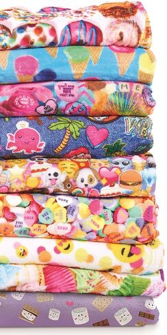iscream Big Girls Silky Soft Plush Fleece Pants - Kawaii Besties Collection in Saudi Arabia